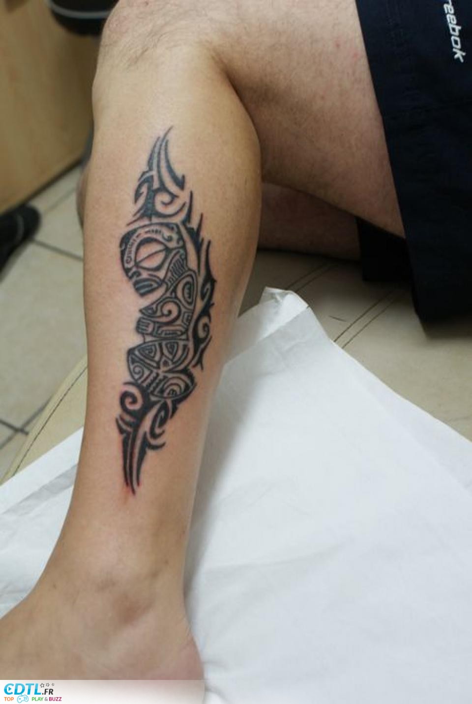 tattoo mollet femme