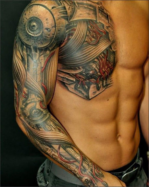 tattoo tribal biomécanique