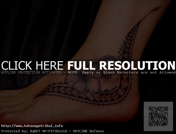 tattoo tribal cheville