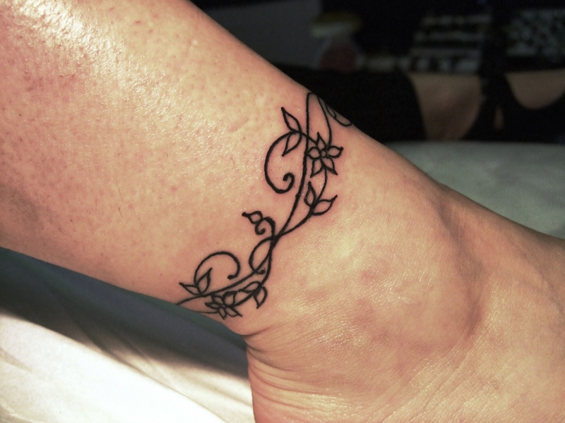 tattoo tribal cheville bracelet